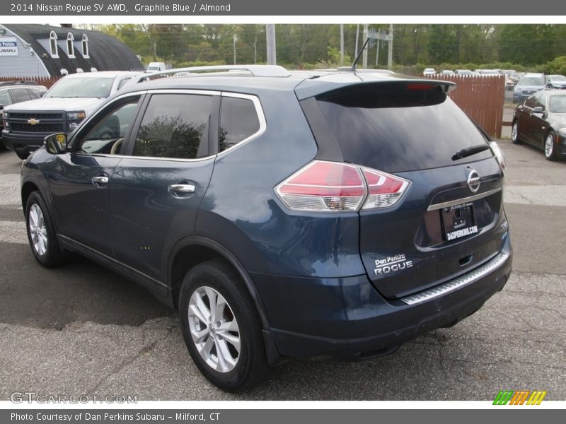 Graphite Blue / Almond 2014 Nissan Rogue SV AWD