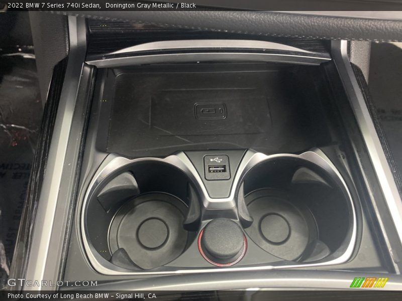 Donington Gray Metallic / Black 2022 BMW 7 Series 740i Sedan