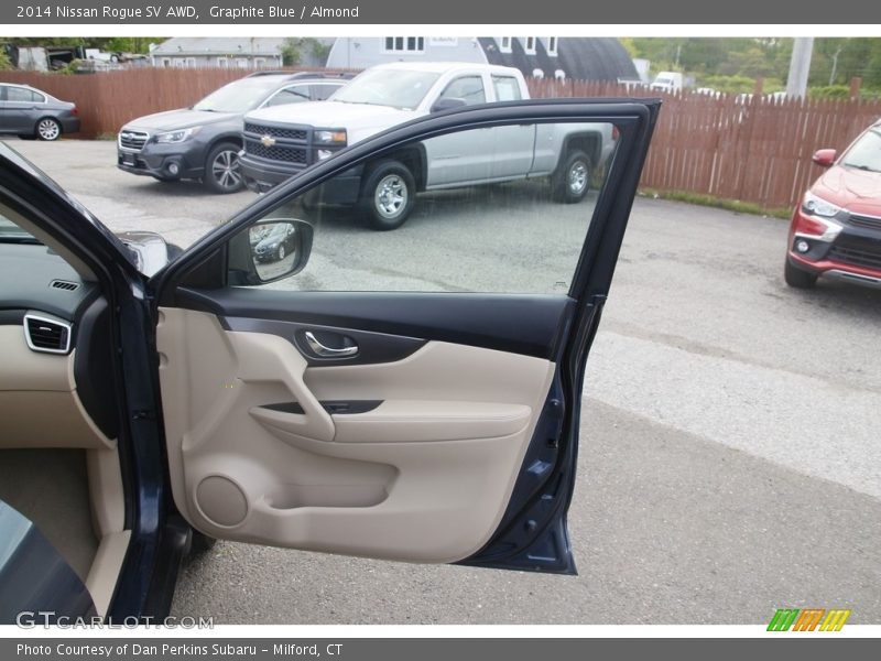 Graphite Blue / Almond 2014 Nissan Rogue SV AWD