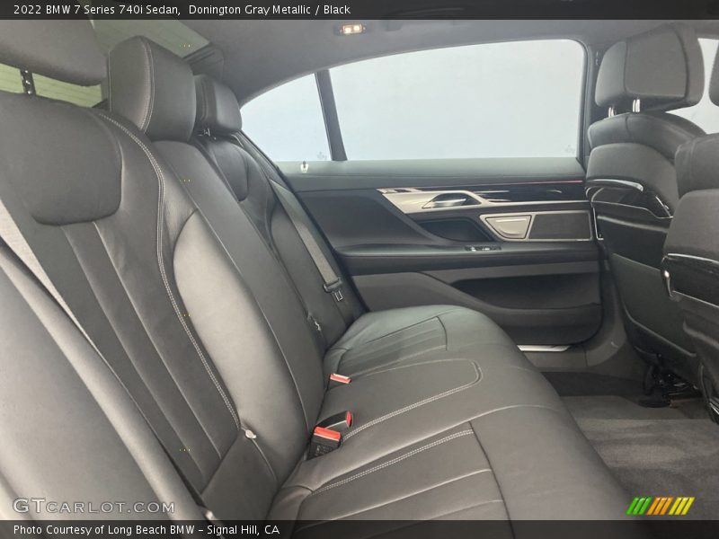 Rear Seat of 2022 7 Series 740i Sedan