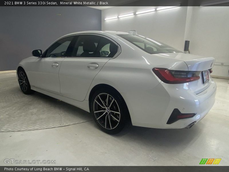 Mineral White Metallic / Black 2021 BMW 3 Series 330i Sedan