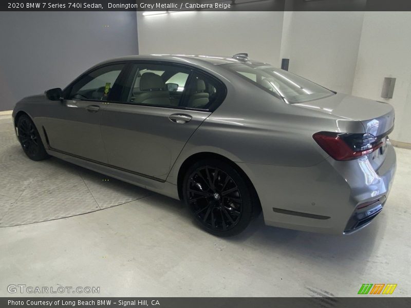 Donington Grey Metallic / Canberra Beige 2020 BMW 7 Series 740i Sedan