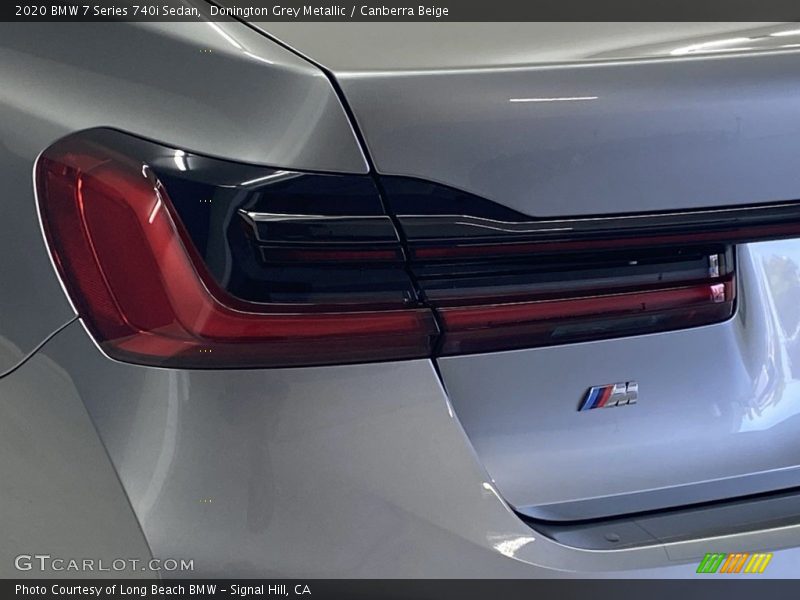 Donington Grey Metallic / Canberra Beige 2020 BMW 7 Series 740i Sedan