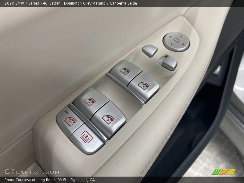 Donington Grey Metallic / Canberra Beige 2020 BMW 7 Series 740i Sedan