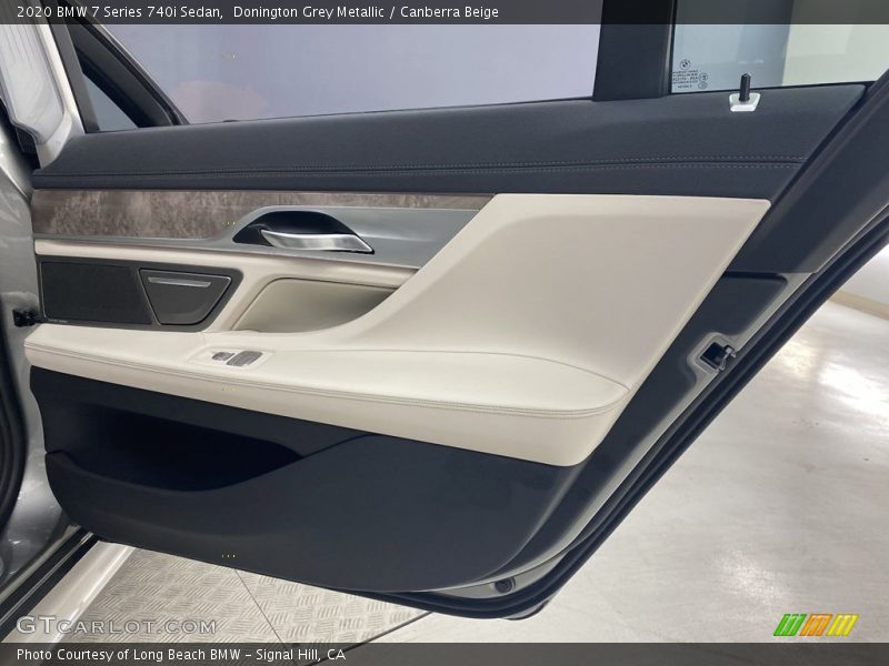 Donington Grey Metallic / Canberra Beige 2020 BMW 7 Series 740i Sedan