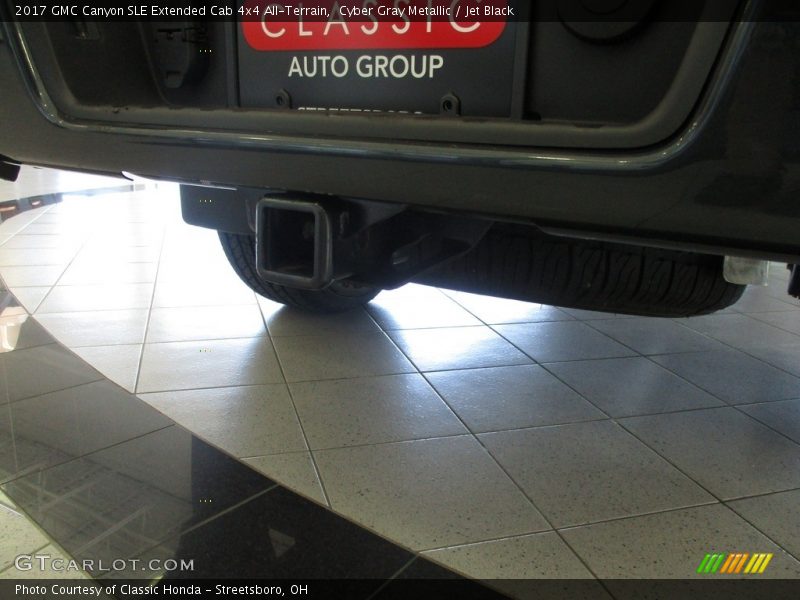 Cyber Gray Metallic / Jet Black 2017 GMC Canyon SLE Extended Cab 4x4 All-Terrain