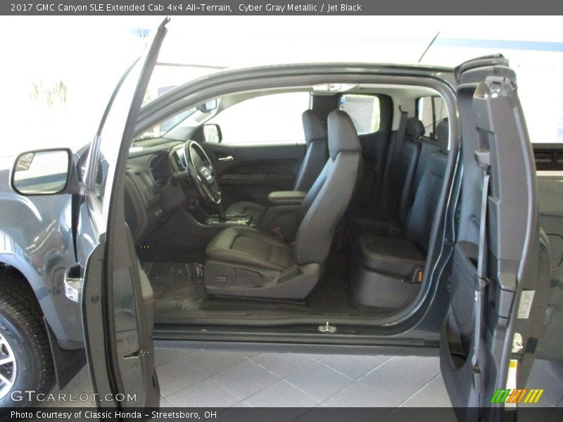 Cyber Gray Metallic / Jet Black 2017 GMC Canyon SLE Extended Cab 4x4 All-Terrain