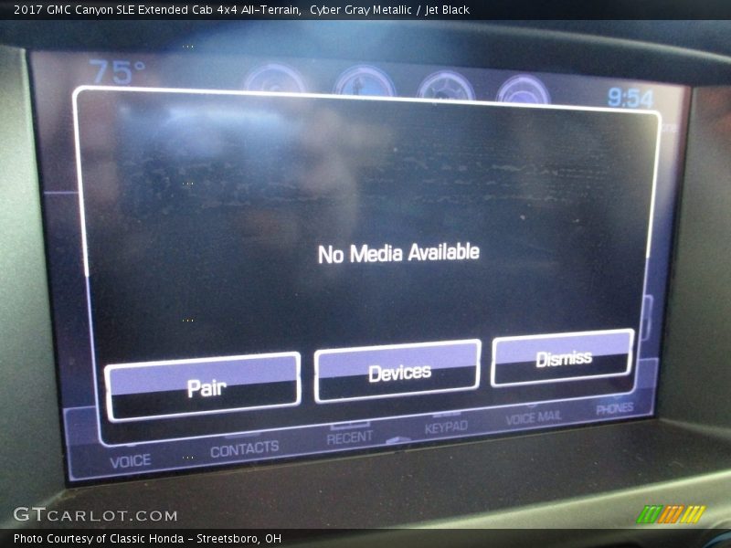 Cyber Gray Metallic / Jet Black 2017 GMC Canyon SLE Extended Cab 4x4 All-Terrain
