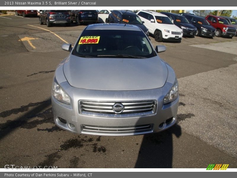 Brilliant Silver / Charcoal 2013 Nissan Maxima 3.5 S