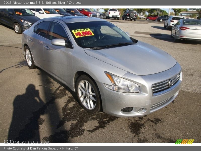 Brilliant Silver / Charcoal 2013 Nissan Maxima 3.5 S