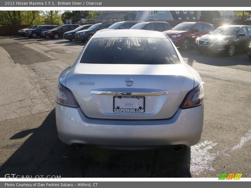 Brilliant Silver / Charcoal 2013 Nissan Maxima 3.5 S
