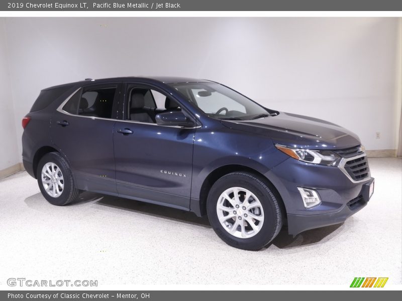 Pacific Blue Metallic / Jet Black 2019 Chevrolet Equinox LT