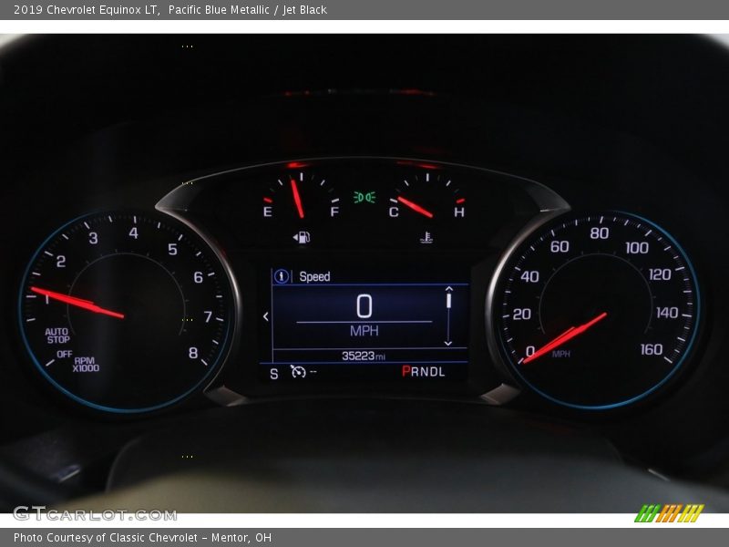 Pacific Blue Metallic / Jet Black 2019 Chevrolet Equinox LT