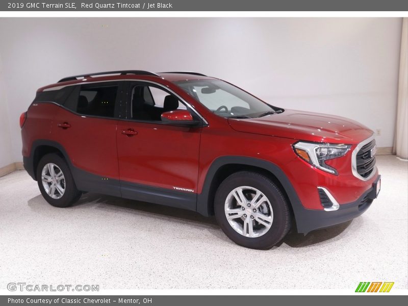 Red Quartz Tintcoat / Jet Black 2019 GMC Terrain SLE