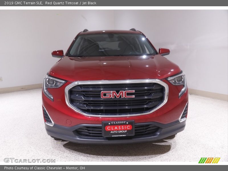 Red Quartz Tintcoat / Jet Black 2019 GMC Terrain SLE