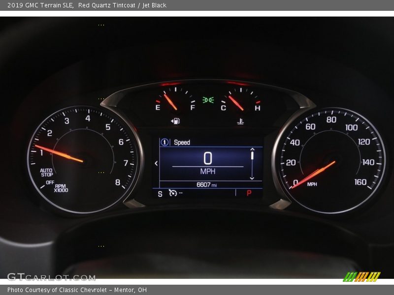 Red Quartz Tintcoat / Jet Black 2019 GMC Terrain SLE