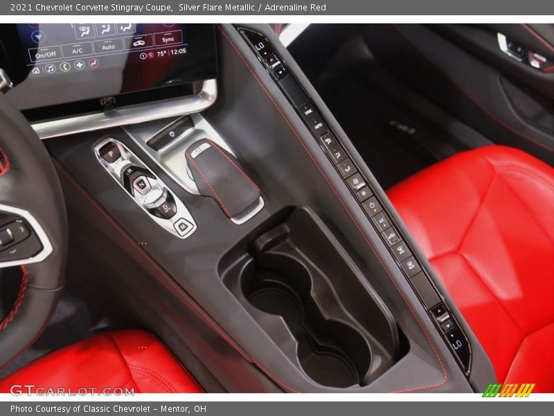 Controls of 2021 Corvette Stingray Coupe