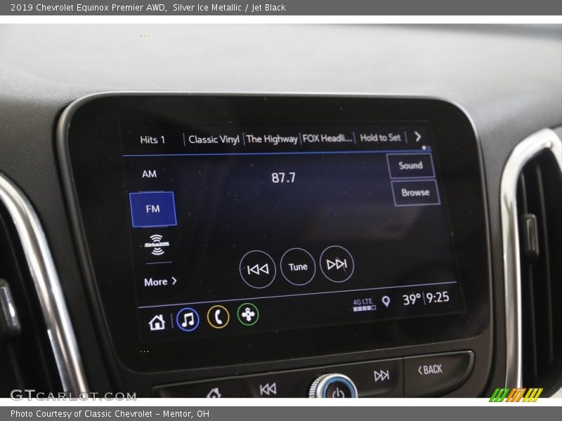 Silver Ice Metallic / Jet Black 2019 Chevrolet Equinox Premier AWD