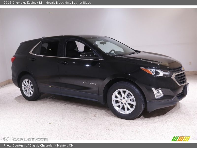 Mosaic Black Metallic / Jet Black 2018 Chevrolet Equinox LT