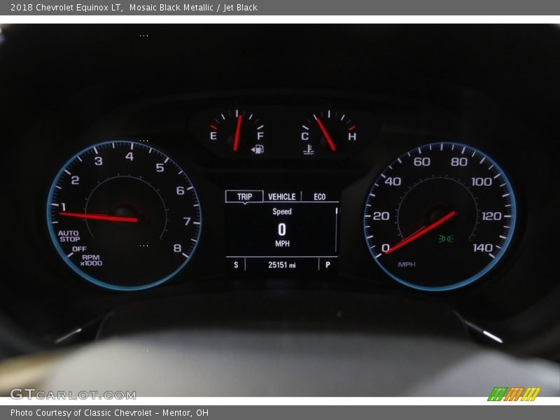 Mosaic Black Metallic / Jet Black 2018 Chevrolet Equinox LT