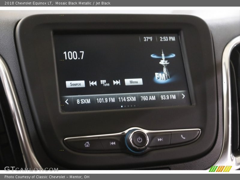Mosaic Black Metallic / Jet Black 2018 Chevrolet Equinox LT
