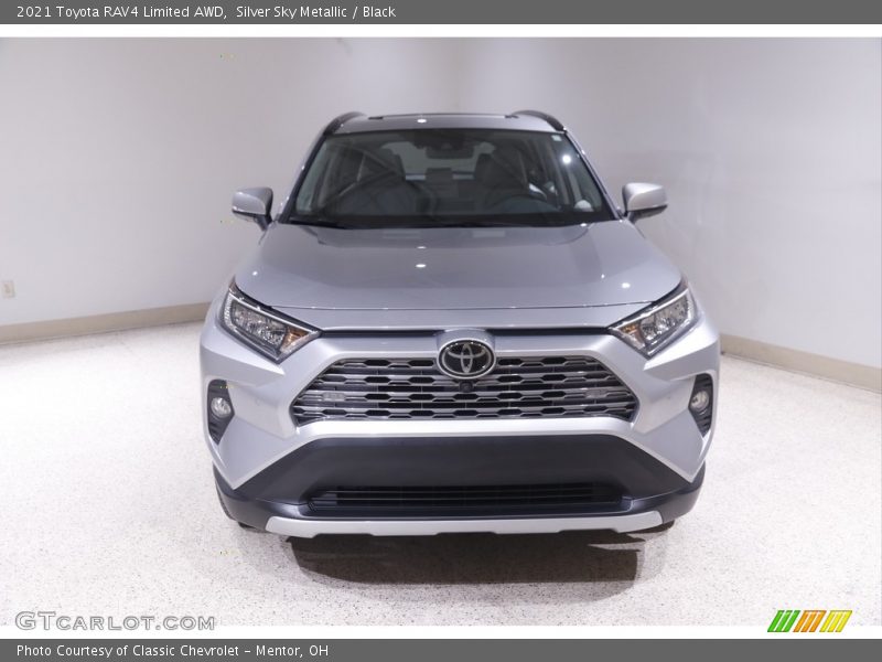 Silver Sky Metallic / Black 2021 Toyota RAV4 Limited AWD