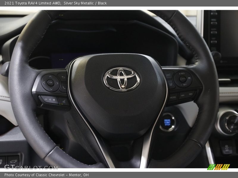 Silver Sky Metallic / Black 2021 Toyota RAV4 Limited AWD