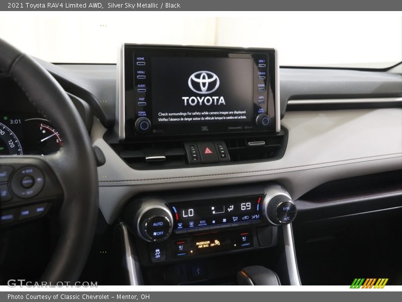 Silver Sky Metallic / Black 2021 Toyota RAV4 Limited AWD