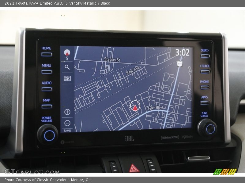 Silver Sky Metallic / Black 2021 Toyota RAV4 Limited AWD