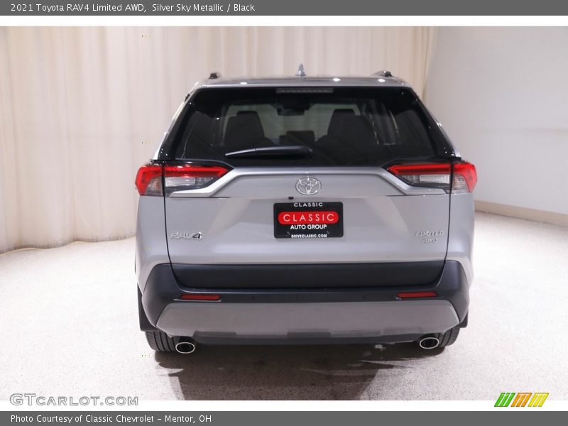 Silver Sky Metallic / Black 2021 Toyota RAV4 Limited AWD