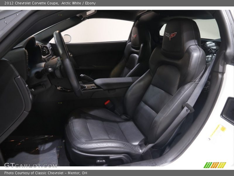 Arctic White / Ebony 2012 Chevrolet Corvette Coupe