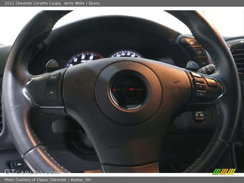 Arctic White / Ebony 2012 Chevrolet Corvette Coupe
