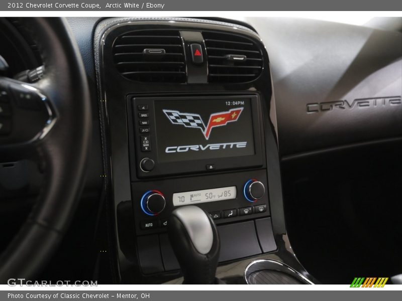 Arctic White / Ebony 2012 Chevrolet Corvette Coupe