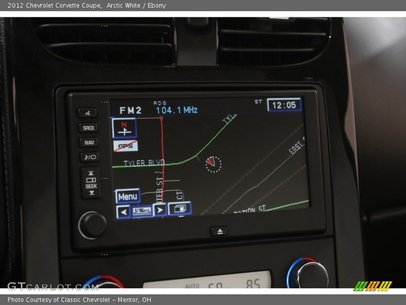 Arctic White / Ebony 2012 Chevrolet Corvette Coupe