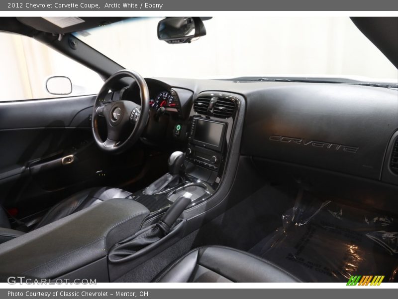 Arctic White / Ebony 2012 Chevrolet Corvette Coupe