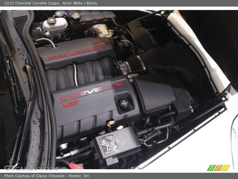 Arctic White / Ebony 2012 Chevrolet Corvette Coupe