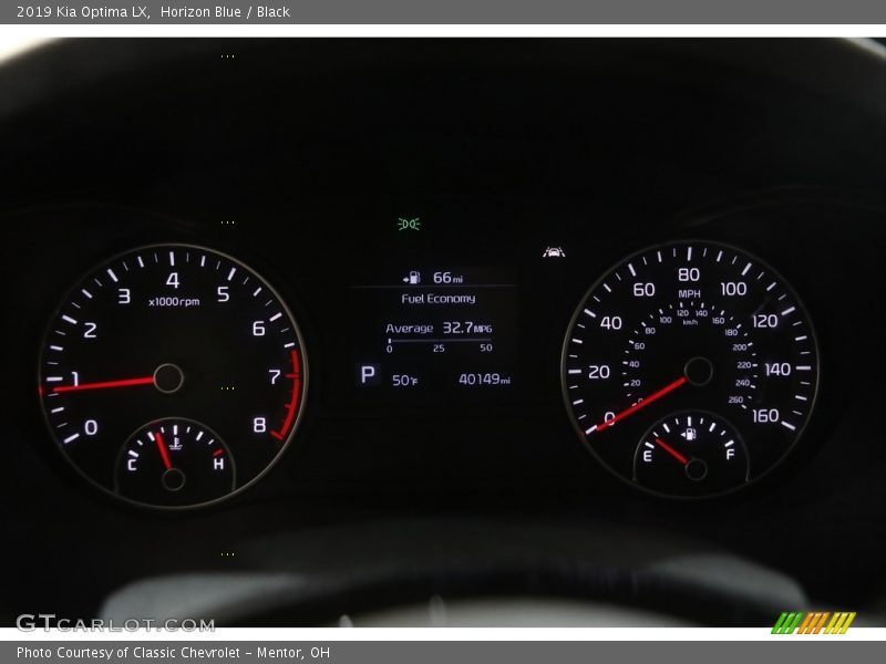 Horizon Blue / Black 2019 Kia Optima LX