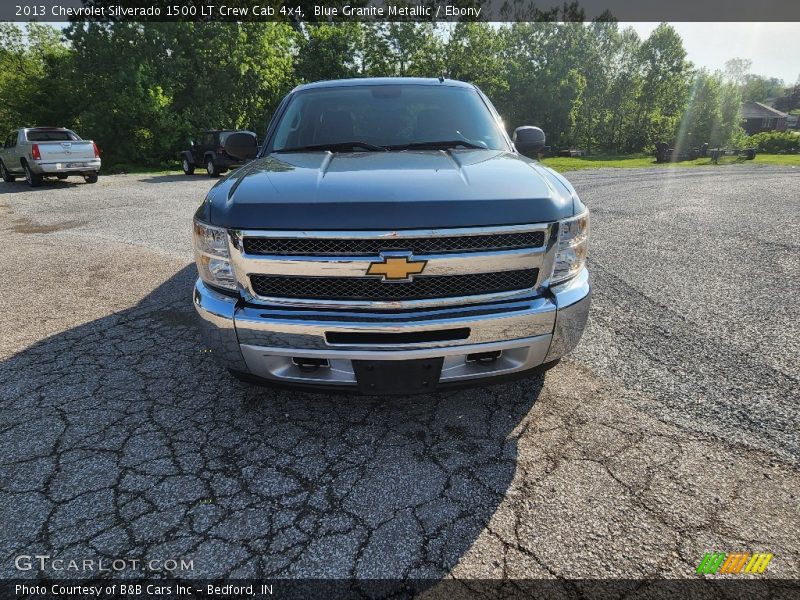 Blue Granite Metallic / Ebony 2013 Chevrolet Silverado 1500 LT Crew Cab 4x4
