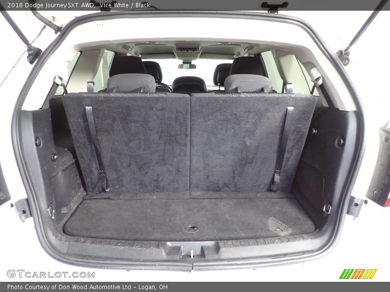Vice White / Black 2018 Dodge Journey SXT AWD