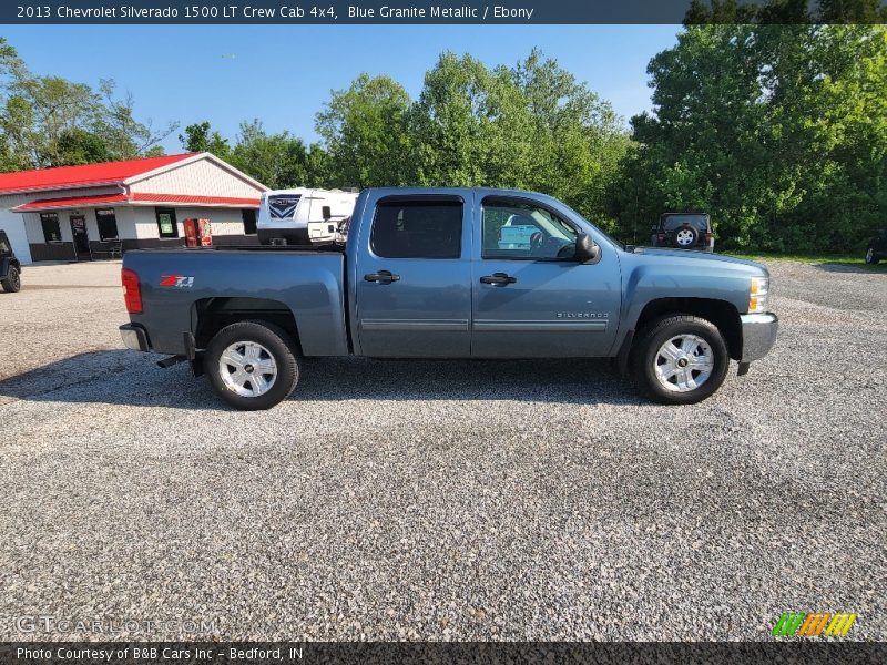 Blue Granite Metallic / Ebony 2013 Chevrolet Silverado 1500 LT Crew Cab 4x4