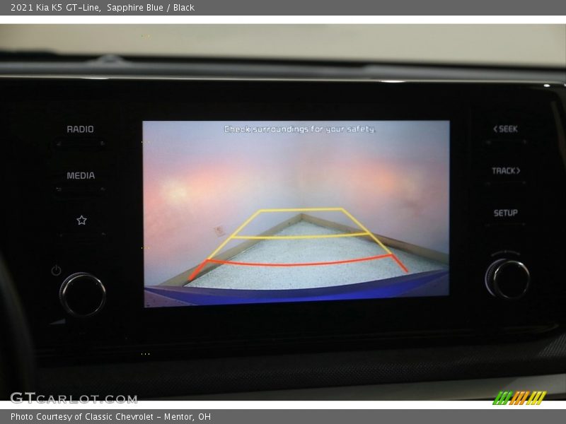 Sapphire Blue / Black 2021 Kia K5 GT-Line