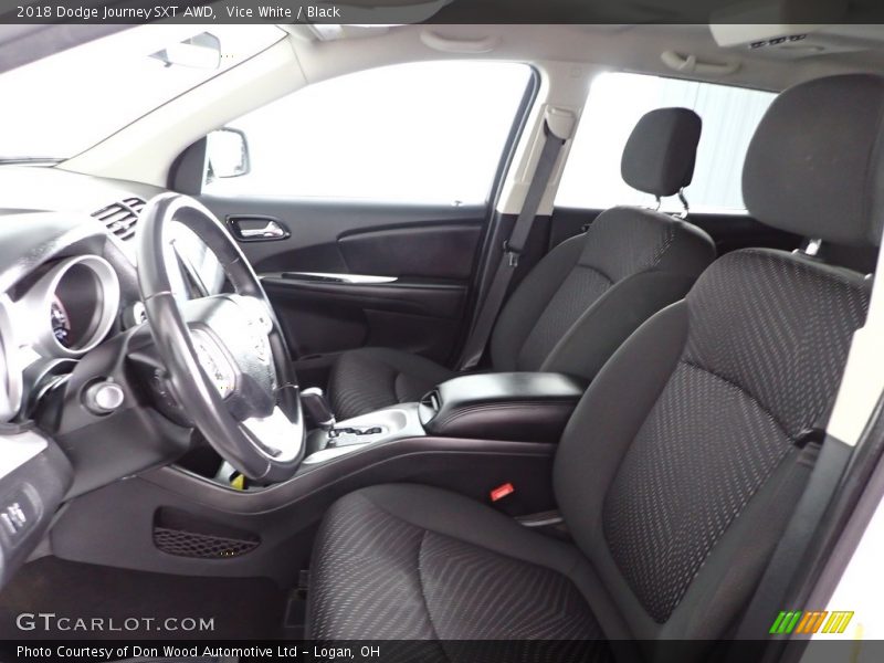 Vice White / Black 2018 Dodge Journey SXT AWD