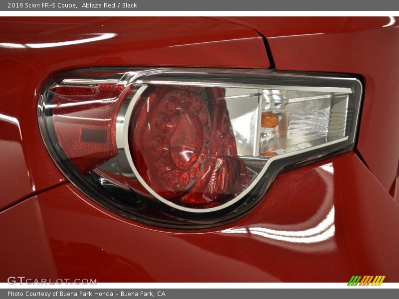 Ablaze Red / Black 2016 Scion FR-S Coupe