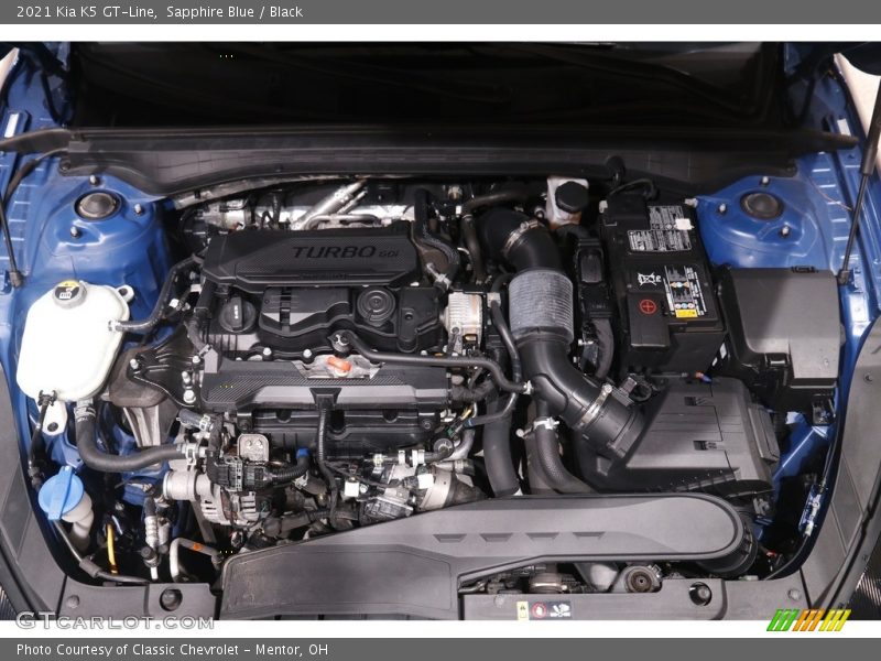  2021 K5 GT-Line Engine - 1.6 Liter Turbocharged DOHC 16-Valve CVVD 4 Cylinder