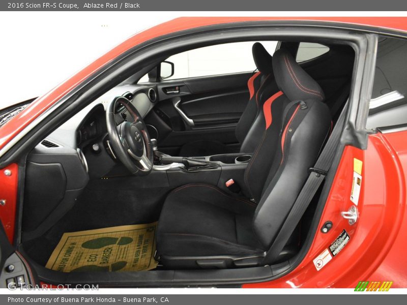Ablaze Red / Black 2016 Scion FR-S Coupe