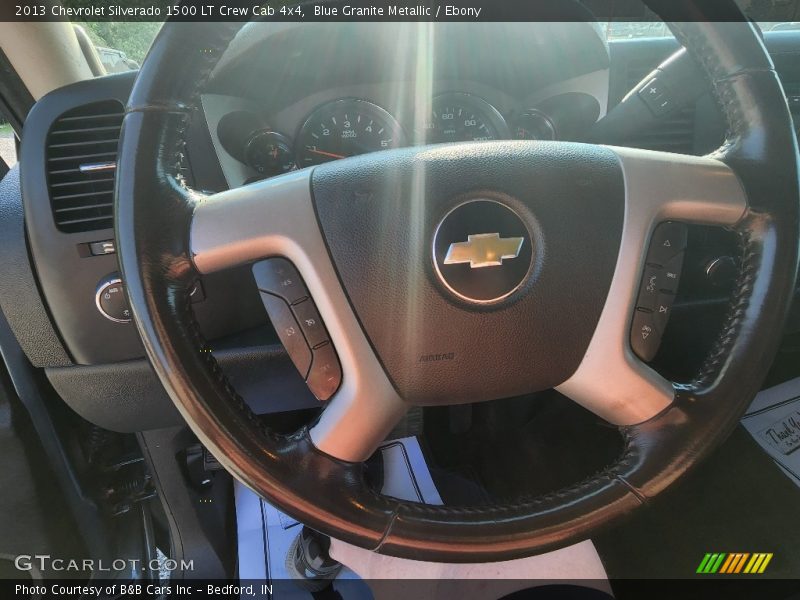 Blue Granite Metallic / Ebony 2013 Chevrolet Silverado 1500 LT Crew Cab 4x4