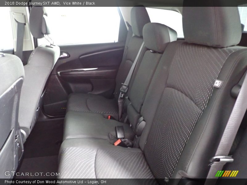 Vice White / Black 2018 Dodge Journey SXT AWD