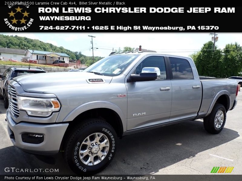 Billet Silver Metallic / Black 2022 Ram 2500 Laramie Crew Cab 4x4