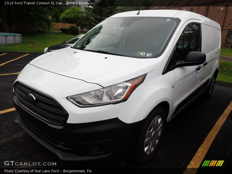 White / Ebony 2019 Ford Transit Connect XL Van