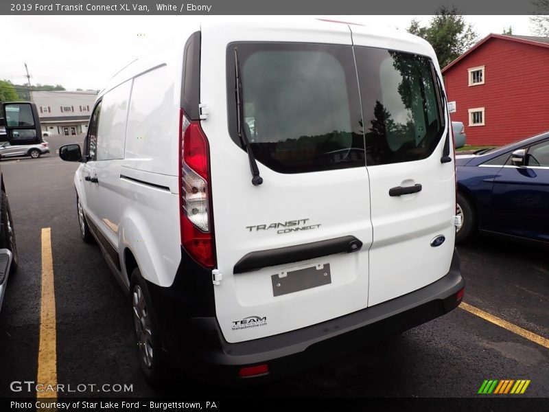 White / Ebony 2019 Ford Transit Connect XL Van